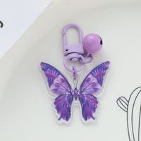 Cute Modern Style Classic Style Butterfly Arylic Bag Pendant Keychain main image 3