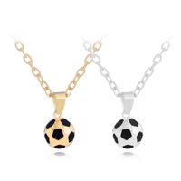 Großhandel Schmuck IG-Stil Moderner Stil Football Zinklegierung Halskette Mit Anhänger main image 3