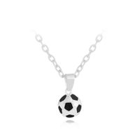 Wholesale Jewelry IG Style Modern Style Football Zinc Alloy Pendant Necklace sku image 2