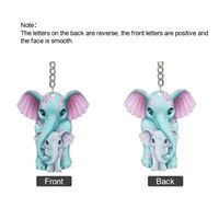 Casual Cute Shiny Animal Arylic Printing K Gold Plated Keychain main image 6