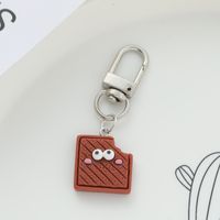Cute Color Block Alloy Buckle New Year Keychain main image 4