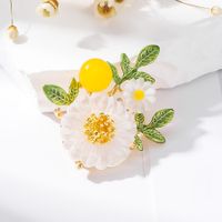 Simple Style Classic Style Daisy Alloy Inlay Pearl Women's Brooches sku image 1