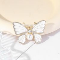Simple Style Classic Style Butterfly Alloy Inlay Rhinestones Women's Brooches sku image 1