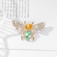 Simple Style Classic Style Bee Alloy Inlay Zircon Women's Brooches main image 2