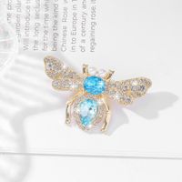 Simple Style Classic Style Bee Alloy Inlay Zircon Women's Brooches sku image 2