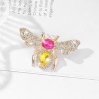 Simple Style Classic Style Bee Alloy Inlay Zircon Women's Brooches sku image 3