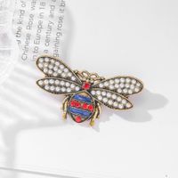 Simple Style Classic Style Bee Alloy Inlay Zircon Women's Brooches sku image 1