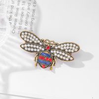 Simple Style Classic Style Bee Alloy Inlay Zircon Women's Brooches main image 1