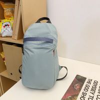 Medium Waterproof 19 Inch Solid Color Travel Daily School Backpack sku image 4