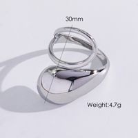 Simple Style Classic Style Solid Color 304 Stainless Steel 14K Gold Plated Open Rings In Bulk sku image 1