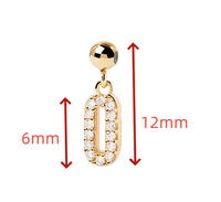 Wholesale Jewelry IG Style Modern Style Classic Style Number Sterling Silver Plating main image 2