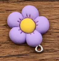 1 Piece 21 * 24mm Resin Flower Pendant sku image 5