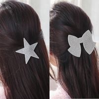 Women's Girl's Sweet Bow Knot Alloy Rhinestone Hair Clip main image 1