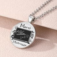 Bijoux En Gros De Base Style Simple Style Classique Lettre Alliage Verre Incruster Pendentif main image 5