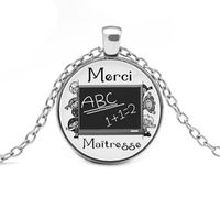 Bijoux En Gros De Base Style Simple Style Classique Lettre Alliage Verre Incruster Pendentif sku image 3