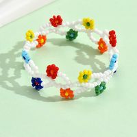 Style Simple Style Classique Fleur Alliage Perle De Rocaille Perlé Femmes Bracelets main image 4