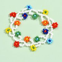 Simple Style Classic Style Flower Alloy Seed Bead Beaded Women's Bracelets main image 6