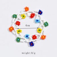 Simple Style Classic Style Flower Alloy Seed Bead Beaded Women's Bracelets main image 8