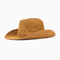 Women's Simple Style Classic Style Solid Color Big Eaves Sun Hat Fedora Hat main image 3