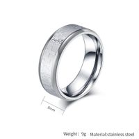 Retro Cross Titanium Steel Polishing Men's Rings main image 2