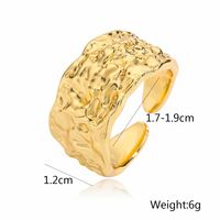 Copper 18K Gold Plated Retro Simple Style Commute Plating Hollow Out Inlay Geometric Heart Shape Zircon Open Rings main image 2