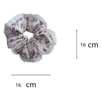 Women's Simple Style Ditsy Floral Lace Cloth Hair Tie main image 2