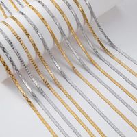 304 Stainless Steel 18K Gold Plated Simple Style Solid Color Necklace main image 1