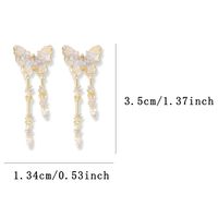 Sucré Brillant Papillon Cuivre Incrusté Zircon Accessoires Pour Ongles 6 Morceaux main image 2