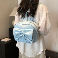 Medium Waterproof Solid Color Casual Shopping Women's Backpack main image 4