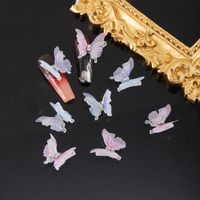 Prinzessin Süss Schmetterling Kupfer Eingelegter Zirkon Nagel Accessoires Eine Packung Mit 12 main image 6