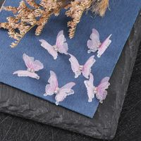 Princess Sweet Butterfly Copper Inlaid Zircon Nail Decoration Accessories A Pack Of 12 main image 8