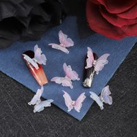 Princess Sweet Butterfly Copper Inlaid Zircon Nail Decoration Accessories A Pack Of 12 main image 4