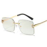 IG Style Gradient Color Diamond Women's Sunglasses sku image 4