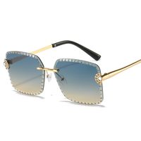 IG Style Gradient Color Diamond Women's Sunglasses sku image 5