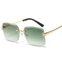 IG Style Gradient Color Diamond Women's Sunglasses sku image 9