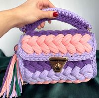 Women's Polyester Color Block Elegant Ethnic Style Square Lock Clasp Handbag sku image 14