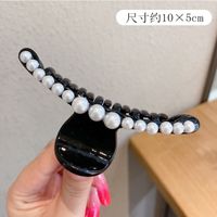 Korean Style Solid Color Arylic Hair Claws 1 Piece sku image 225