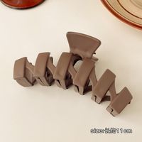 Korean Style Solid Color Arylic Hair Claws 1 Piece sku image 132