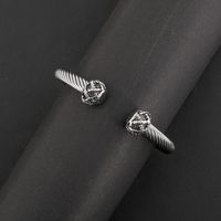 Wholesale Jewelry Simple Style Geometric 304 Stainless Steel Alloy Inlay Bangle sku image 9