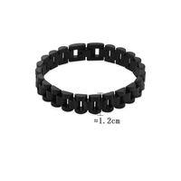 Acier Inoxydable 304 Plaqué Or 18K Hip Hop Rétro Placage Bloc De Couleur Bracelets sku image 3