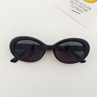 IG Style Y2K Cute Star Solid Color Resin Oval Frame Full Frame Kids Sunglasses sku image 8