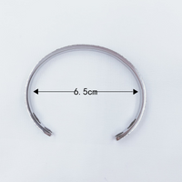 IG Style Simple Style Solid Color 316 Stainless Steel  Nylon Rope Bangle In Bulk main image 12