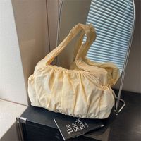 Femmes Moyen Chiffon Couleur Unie Vêtement De Rue Carré Fermeture Éclair Sac Sous Les Bras sku image 1