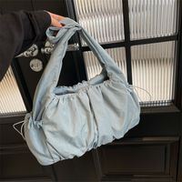 Women's Medium Cloth Solid Color Streetwear Square Zipper Underarm Bag main image 7