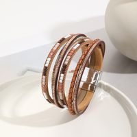 Estilo Étnico Bohemio Estilo Clásico Circulo Cuero Sintético Con Cuentas Mujeres Brazalete main image 8