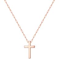 Casual Vintage Style Cross 304 Stainless Steel Plating Unisex Pendant Necklace sku image 3