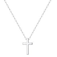 Casual Vintage Style Cross 304 Stainless Steel Plating Unisex Pendant Necklace sku image 8