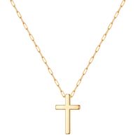 Casual Vintage Style Cross 304 Stainless Steel Plating Unisex Pendant Necklace sku image 5