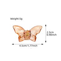 Women's Sweet Artistic Butterfly Resin Hair Claws main image 9
