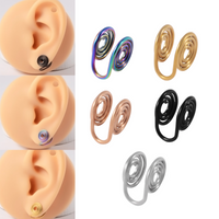 1 Piece Basic Simple Style Classic Style Irregular 304 Stainless Steel 18K Gold Plated Ear Cuffs main image 9